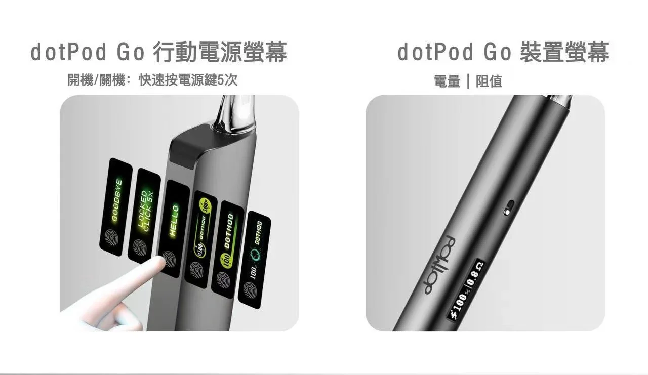 佩特里DOTMOD DOTMOD GO KIT電子煙主機煙彈空倉官網
